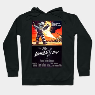 Classic Science Fiction Movie Poster - The Invisible Boy Hoodie